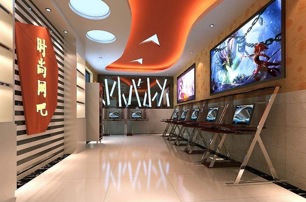 網吧裝修設計效果圖